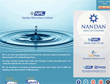 Tablet Screenshot of nandangroup.com